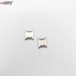 Nano SIM Card Connector PUSH&PULL 6Pin H1.35mm With Post