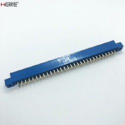 3.96mm Pitch PCB Solder Card Edge Connector With Flange