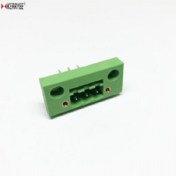 5.08mm Male Pluggable R/A Screw Through Wall Type